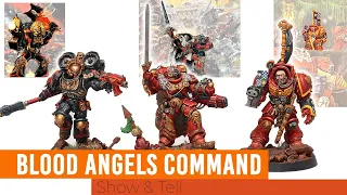 Blanche Blood Angels and a Primaris Terminator: classic Blood Angels command!