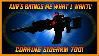 Xurs Lethal Sidearm!  At Last A Firefright For Me! Amazing Trials Rank 10 Reward!