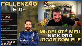 FALLEN COMENTA SOBRE COMO É JOGAR COM O JAME NA FPL