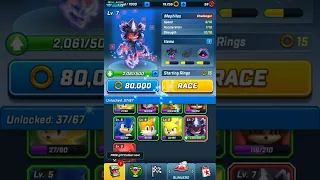 Sonic forces speed battle opening my winner chest and upgrading mephiles the dark