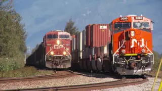 CP and CN meet west of Chilliwack BC