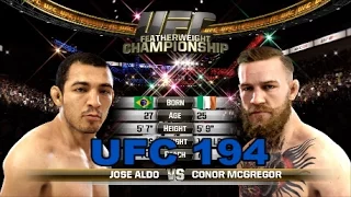 EA Sports UFC 194 Jose Aldo vs Conor Mcgregor