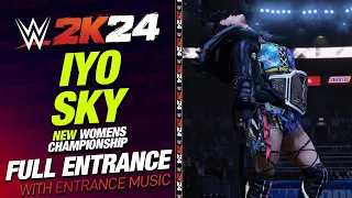 IYO SKY WWE 2K24 ENTRANCE - #WWE2K24 IYO SKY CHAMPIONSHIP ENTRANCE