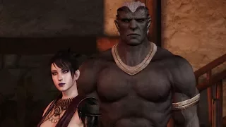 Morrigan flirts with Sten | Dragon Age: Origins