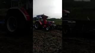 Mahindra arjun novo 605 double reversible plough | lemkon plough | sahil 9922