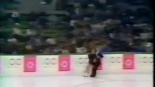Torvill & Dean (GBR) - 1984 Sarajevo, Ice Dancing, Compulsory Dance No. 3 (US, ABC)