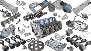 TIMELAPSE: Mercedes Benz W126 Engine Teardown: M116, 3.8L V8