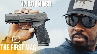 P365 X-MACRO - How Did Sig Sauer Get 17 Rounds In This Carry Gun? First Mag Review