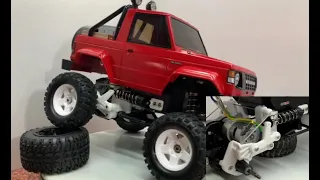 IMPROVED 3D PRINTING TAMIYA MITSUBISHI PAJERO UPGRADES   DOCUMENTARY ( 1/10 RC NO:58727 )