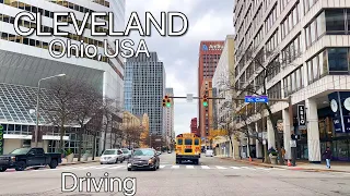 Driving in Downtown Cleveland , OH , USA | Travel in The USA @travelusa_withme