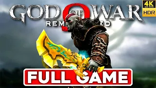 GOD OF WAR 1 REMASTERED Walkthrough Part 1 FULL GAME Blades of Athena [4K 60FPS HDR] - No Commentary