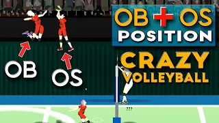 The Spike. OB + OS position. CRAZY Volleyball. Total annihilation. Volleyball 3x3