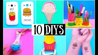 MAKING 10 DIY School Supplies, Room Decor & Organization COMPILATION! ( Food Inspired)