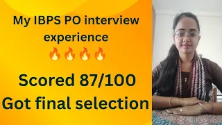 My IBPS PO interview experience|| Scored 87/100🔥🔥||#ibpspo #banking