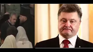 Рядом с Порошенко упал в обморок священнослужитель.