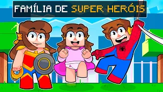 Fui Adotada por SUPER HERÓIS no Minecraft!