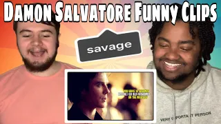 Damon Salvatore | The Best of HUMOR (S1-S8) REACTION
