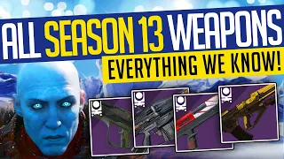 Destiny 2 | ALL SEASON 13 WEAPONS! New Trials, Iron Banner & Exotic Weapons! - Season of the Chosen