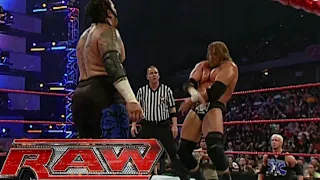 Triple H vs Umaga Lumberjack Match RAW Nov 12,2007