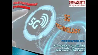 Seminar Presentation on 5G Technology