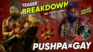 Unnoticed details in Pushpa the rule concept teaser || Pushpa 2 Teaser Breakdown || #Alluarjun ||