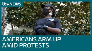 Meet the Americans arming up after a summer of protest and violence | ITV News