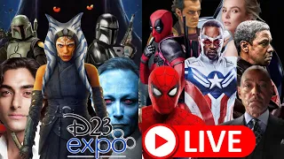 LIVE Marvel Studios/Star Wars D23 Panel Reveals