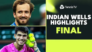 Carlos Alcaraz vs Daniil Medvedev For The Title 🏆 | Indian Wells 2023 Final Highlights