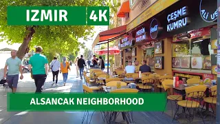 Izmir Alsancak Neighborhood Walking Tour 4 October 2021|4k UHD 60fps|