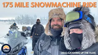 Snowmachine Adventure to a REMOTE Off Grid Cabin in Alaska