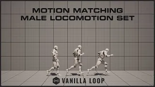 Motion Matching Male Locomotion Set
