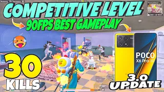 🔥COMPETITIVE : Poco X6 Pro 5G BGMI Test With Fps Meter - Poco X6 Pro Paid Scrims