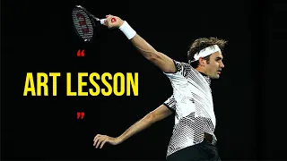 The Day Roger Federer Turned a Tennis Match Into An ART Lesson (Full Stadium went CRAZY)