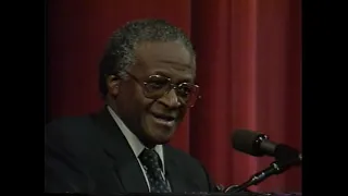 Desmond Tutu at Stanford University, January 21, 1986