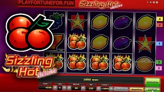 🍋🍒 SIZZLING HOT DELUXE 🍒🍋 Free Spin Slot Session