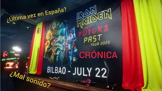 Mi paso por el Future Past Tour 2023 de IRON MAIDEN en Bilbao. ¿La última vez en España?