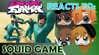 Pro Squid Game Players be like  ORIGINAL × ANIMATION Fnf React