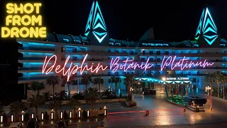 4k Drone Shot Of Delphin Botanik Platinum Hotel Alanya