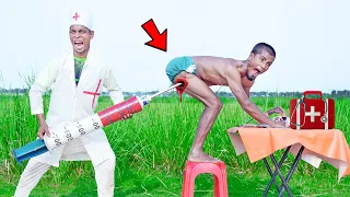 Must Watch New Special Comedy Video 2023 Totally Amazing Injection Funny Comedy Video Ep 79