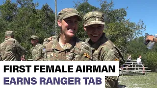 Air Force 1st Lt. breaks barrier for women airmen in Ranger school