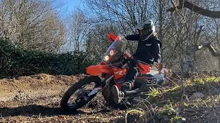 First ride on my brand new 2022 KTM 690 enduro R *OFFROAD*