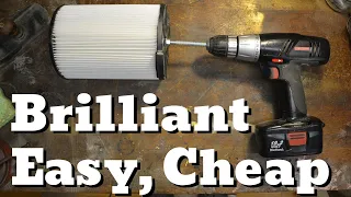 Shop Vac Filter Hack - Make it Last!