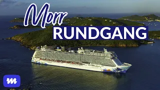 Norwegian Escape: Morr-Rundgang auf dem Schiff der Breakaway-Plus-Klasse von Norwegian Cruise Line