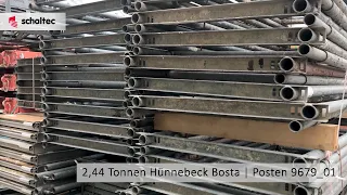 schaltec GmbH | Angebot: 2,44 Tonnen Hünnebeck Bosta | Posten 9679_01