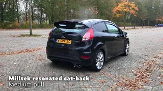 Ford Fiesta Stage 1 1.0L EcoBoost Milltek Cat-Back Resonated (exterior)