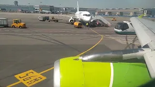 Взлет из Домодедово. Airbus A321 211 S7 Airlines