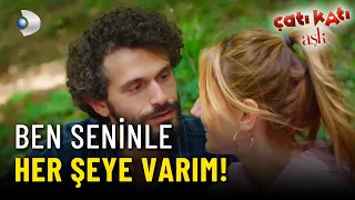 Demir, Yasemin'i Öpmeye Çalışıyor! - Çatı Katı Aşk 12. Bölüm