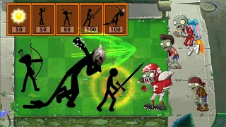 Stick War Leagcy vs Plants vs zombies vs Gaint Boss Dead vs Piggy vs Dr Zombos animation FULL #EP 11