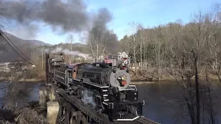 Smoky Mountains Railfanning Part 1: GSMR 1702 (and friends) Tackling the Tuckaseegee