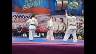 Kyokushin Karate. Team Kata Sushi Ho + Bunkai / Чемпионат России по киокушинкай каратэ / 1 место